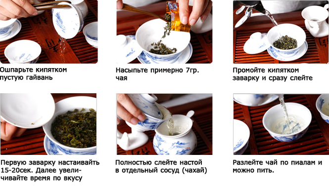 как заваривать чай в гайвани